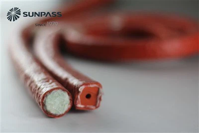 Fiberglass Rope Square Double Braided Fiberglass Rope Rubber Core Brataithe Red Silicone